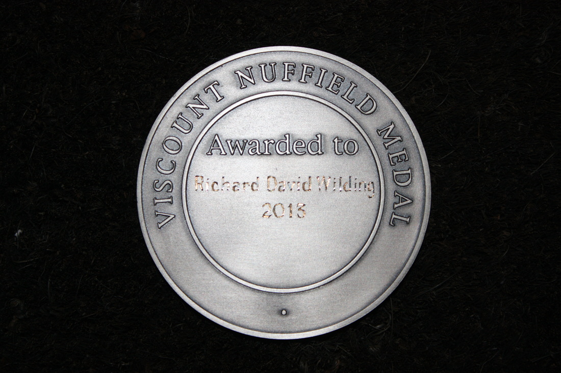 Viscount Nuffield Silver Medal - Reverse