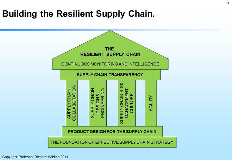 Building a resilient / risk free supply chain - Prof Wilding OBE
